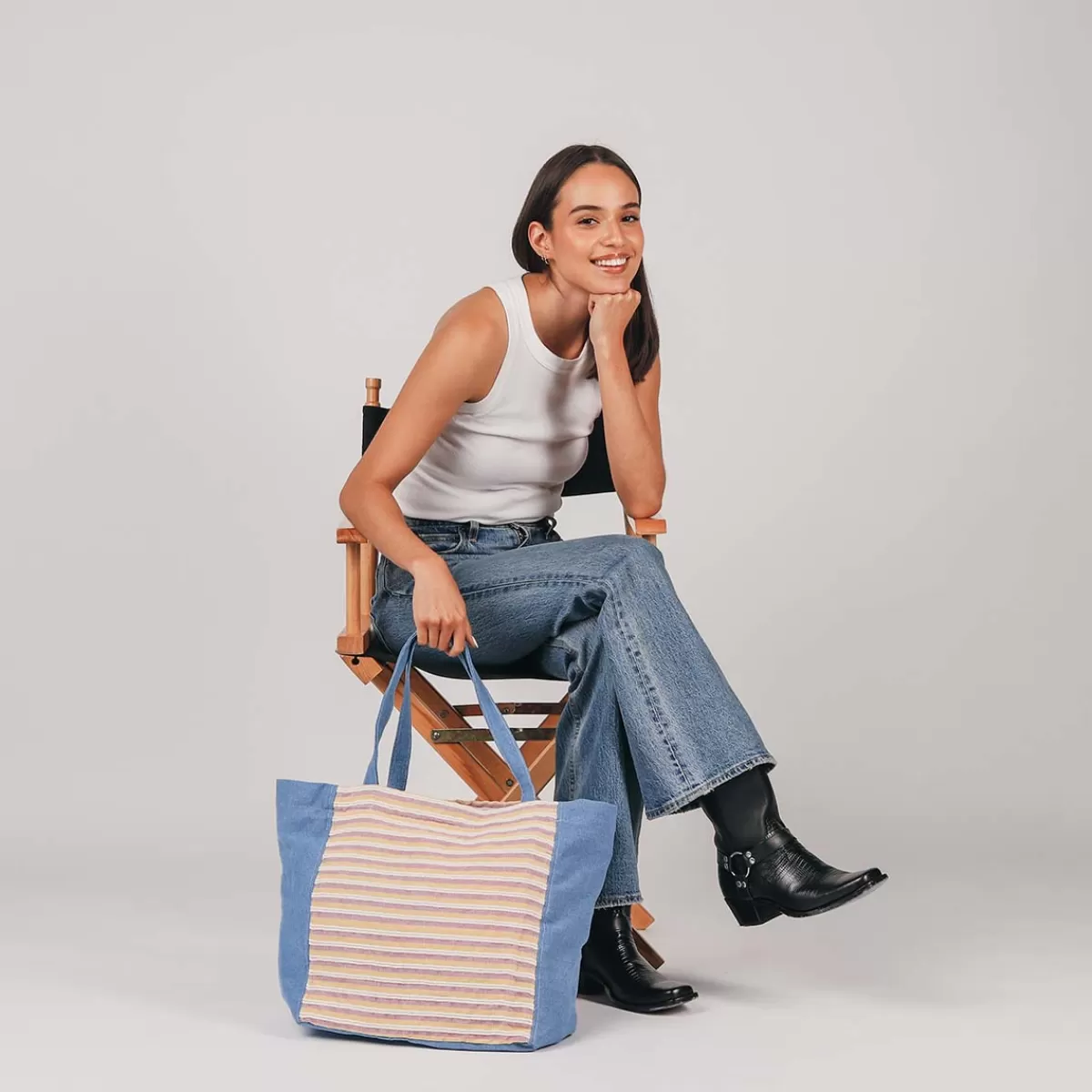 Mercado Global Blanca Tote